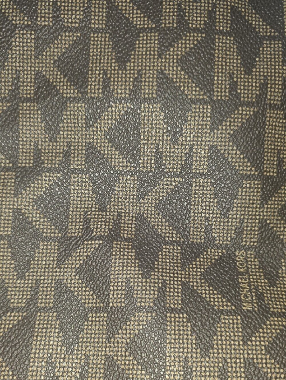 Michael Kors Black/Brown Signature MK Crossbody Bag - Picture 10 of 13
